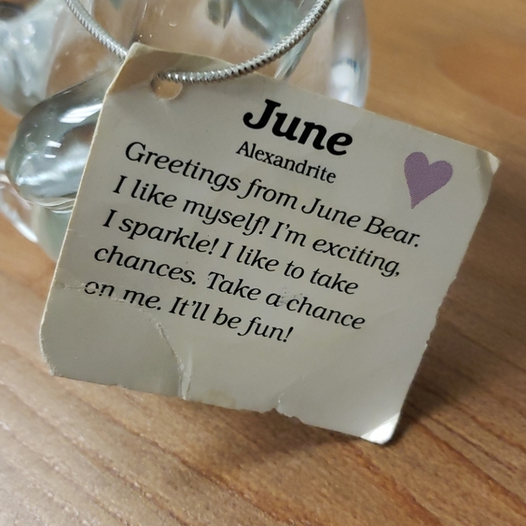 NWT Fenton Alexandrite June Bear - Picture 2 of 7